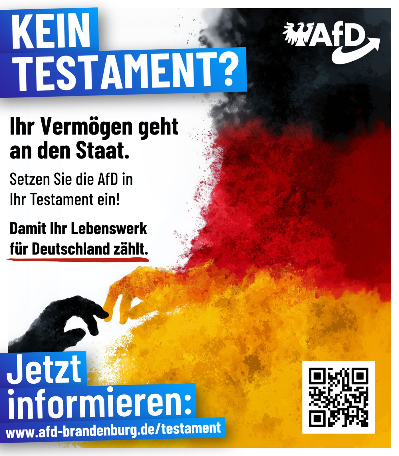 Anzeige AfD Brandenburg in der Jungen Freiheit