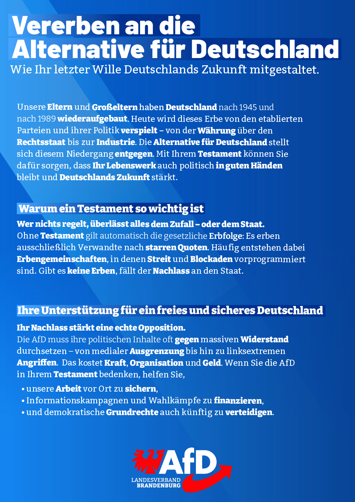 Vorschau: Erbrechts-Flyer AfD Brandenburg